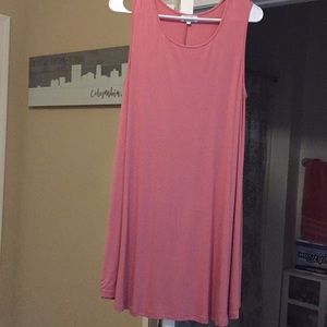 Piko pink shift dress